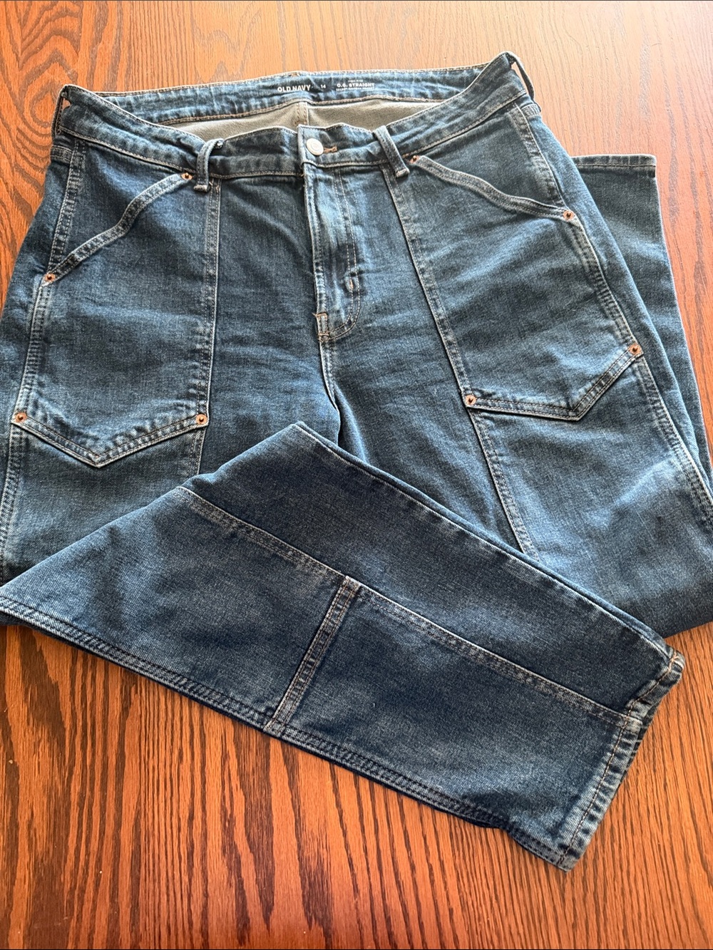 Old Navy Vintage-Inspired Blue Jeans